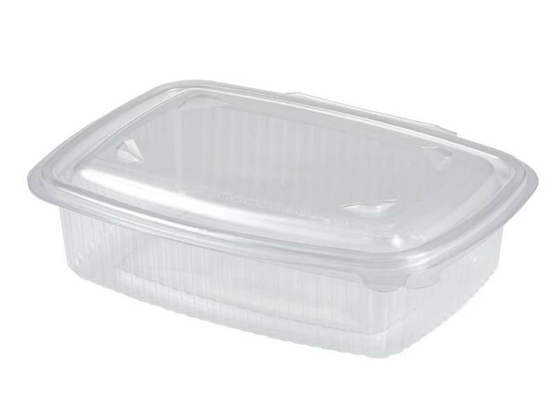 Vaschette con coperchio Dopla Professional in PP conf. 50 pz. Trasparente 1000 ml – 6040