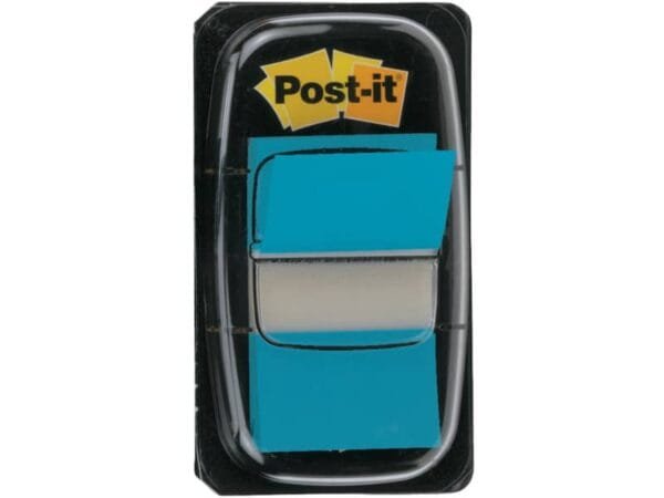 Segnapagina removibili Post-it© Index Medium con dispenser blu brillante 50 segnapagina - 680-23