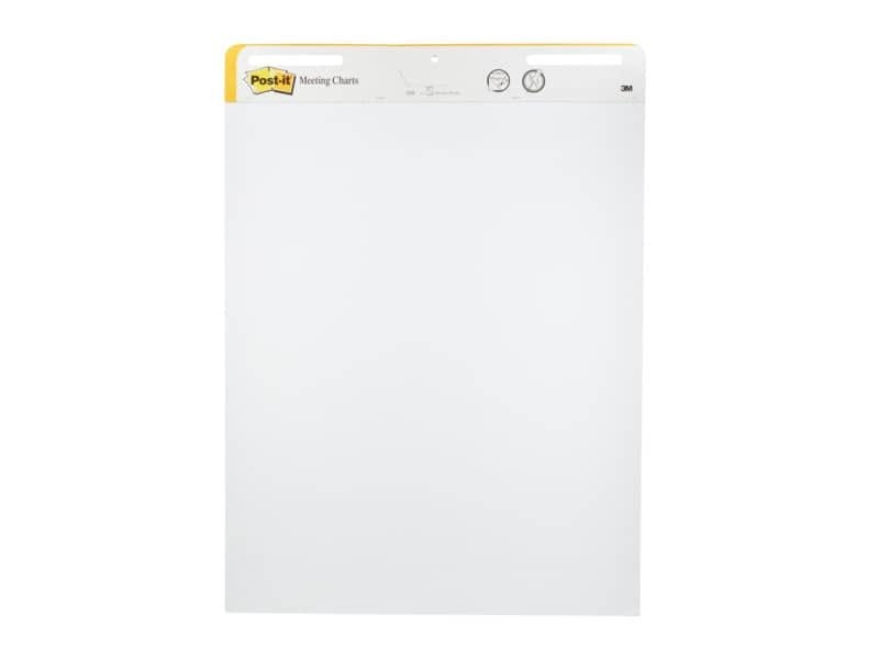 Blocco di fogli da parete Post-it© Super Sticky 63,5×77,5 cm bianco Conf. 2 pezzi – 559