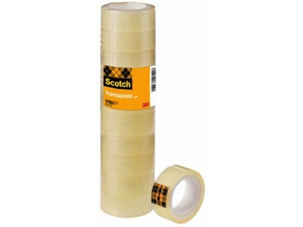 Nastro adesivo Scotch© 508 15 mm x 10 m trasparente torre da 10 rotoli 508-1510
