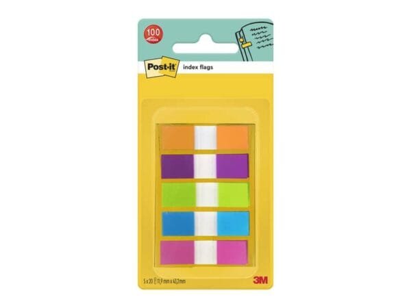 Segnapagina remov. Post-it© Index Mini + dispenser colori assortiti 5 blocchetti da 20 - 683-5CB2-EU