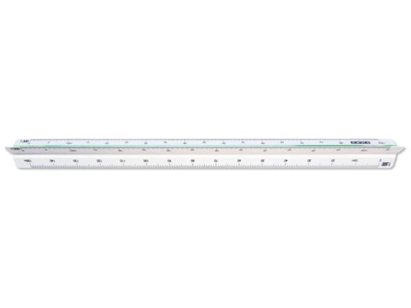 Scalimetro 30 cm uso edilizia 1:100 - 200 - 250 - 300 - 400 - 500 Arda - 109