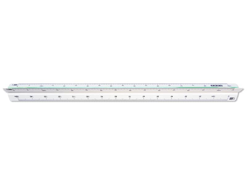 Scalimetro 30 cm uso edilizia 1:100 – 200 – 250 – 300 – 400 – 500 Arda – 109