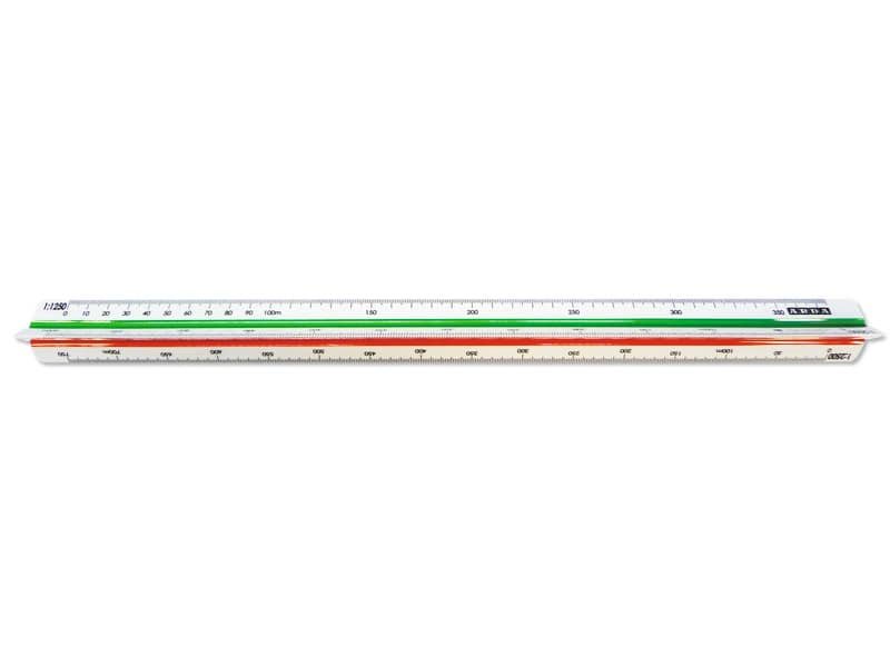 Scalimetro 30 cm uso catasto 1:500 – 1000 – 1250 – 1500 – 2000 – 2500 Arda – 111