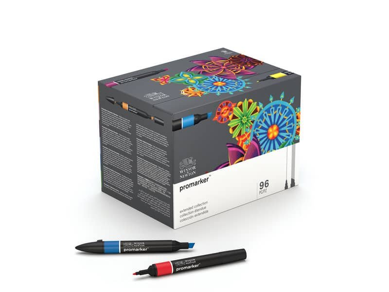 Pennarelli doppia punta Winsor&Newton 96 colori assortiti – 0290152