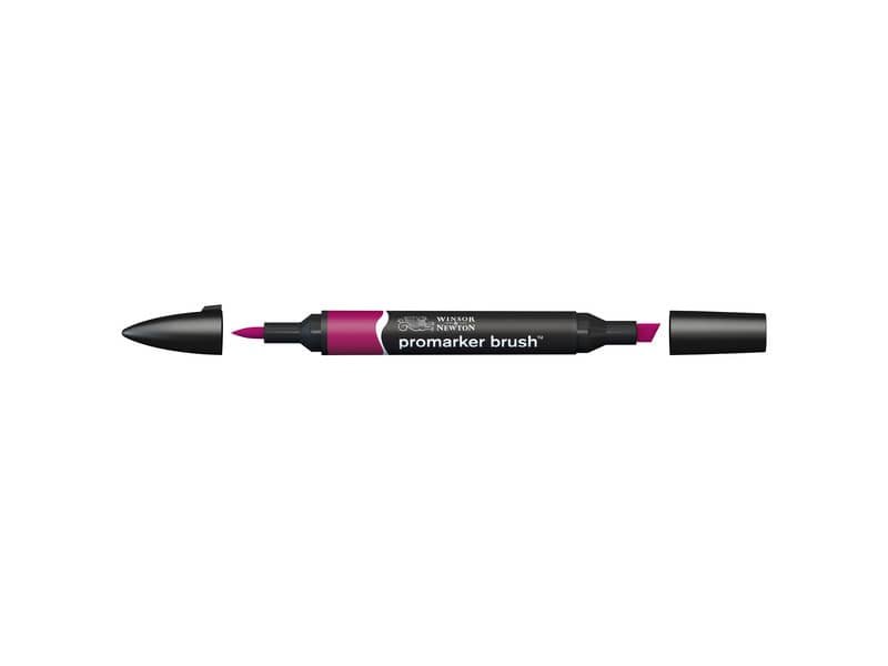 Pennarelli doppia punta Winsor&Newton brush maroon – 0204175