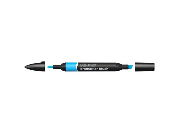 Pennarelli doppia punta Winsor&Newton brush cyan - 0204207