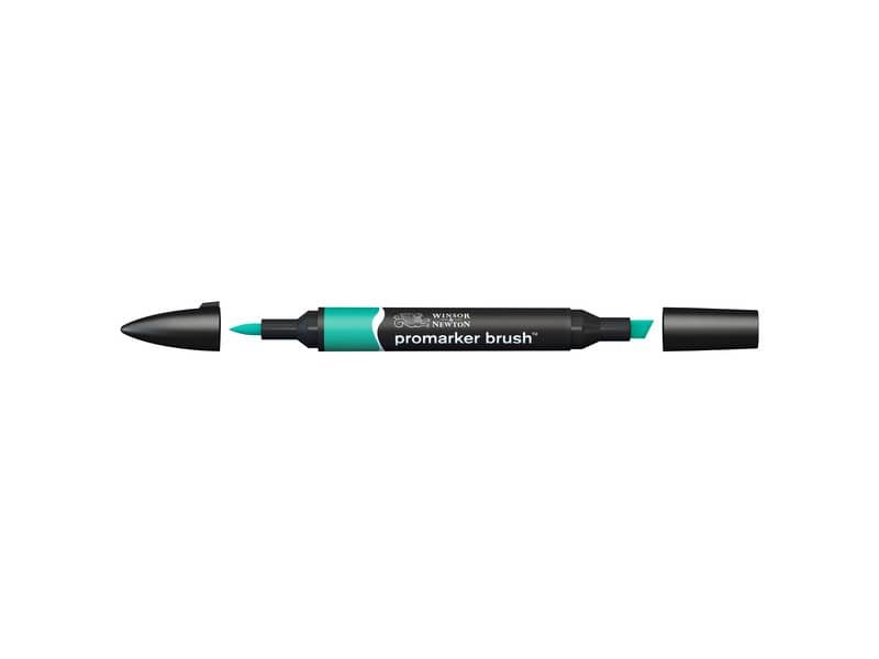 Pennarelli doppia punta Winsor&Newton brush ocean teal – 0204377