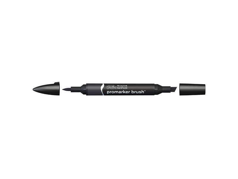 Pennarelli doppia punta Winsor&Newton brush black – 0204030
