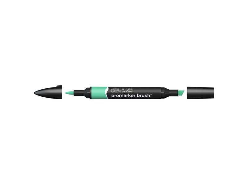 Pennarelli doppia punta Winsor&Newton brush mint green – 0204223