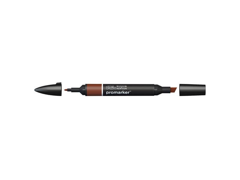 Pennarelli Winsor&Newton Promarker doppia punta fine-larga – walnut O124 – 0203252