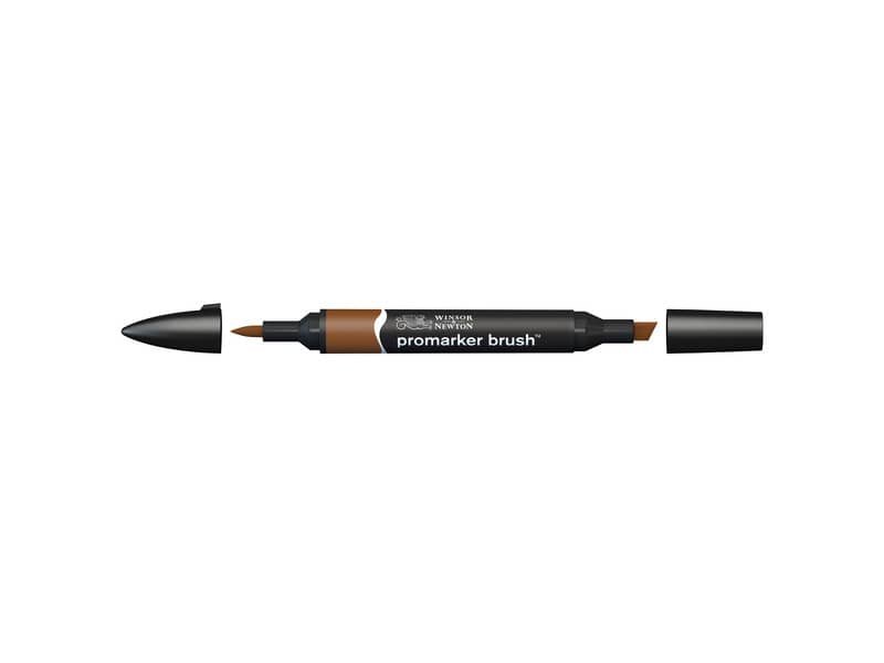 Pennarelli doppia punta Winsor&Newton brush burnt sienna – 0204074