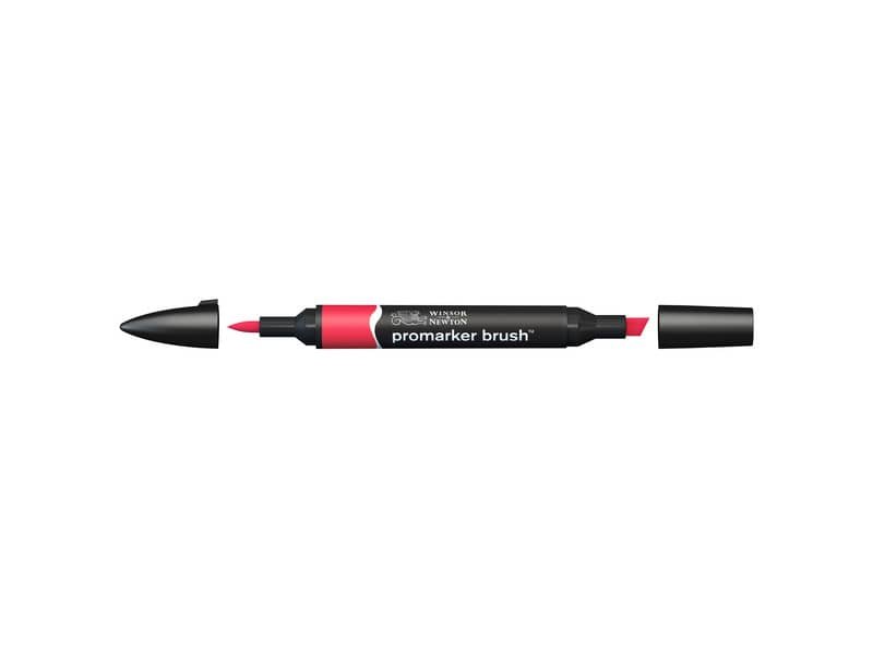 Pennarelli doppia punta Winsor&Newton brush red – 0204209