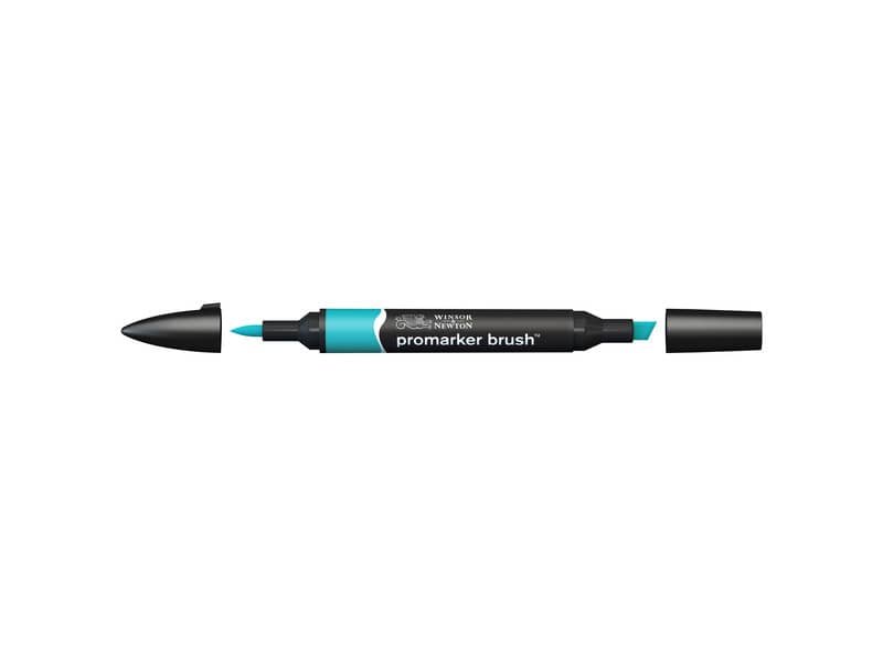 Pennarelli doppia punta Winsor&Newton brush turquoise – 0204654