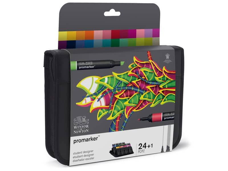 Pennarelli doppia punta Winsor&Newton 24 colori assortiti – 0290030