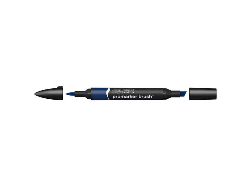 Pennarelli doppia punta Winsor&Newton brush indigo blue – 0204169