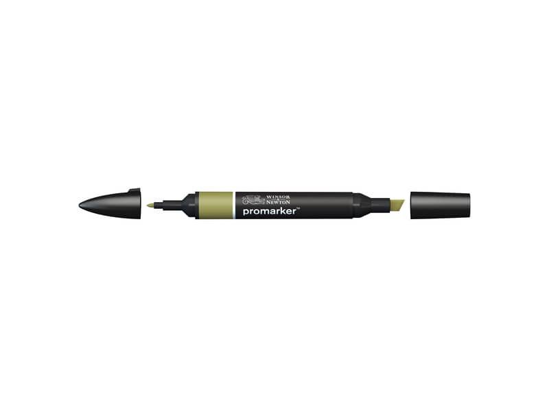 Pennarelli Winsor&Newton Promarker doppia punta fine-larga – verde oliva Y724 – 0203447