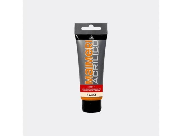 Colore acrilico Maimeri in tubetto 75 ml arancio fluo - M0916051