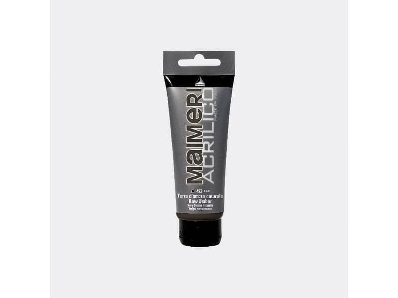 Colore acrilico Maimeri in tubetto 75 ml terra d’ombra naturale – M0916493