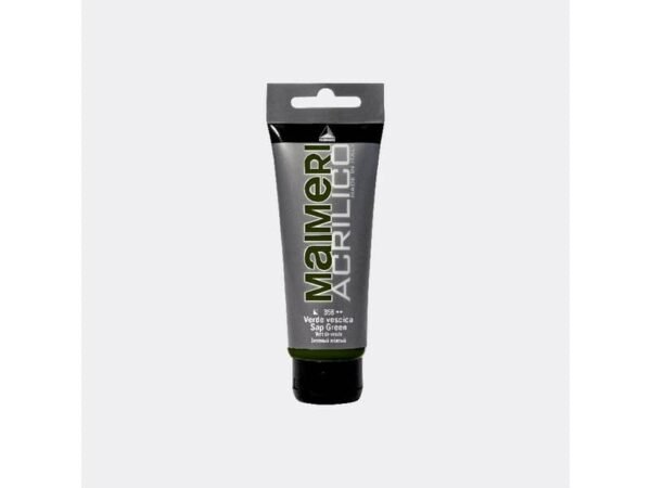 Colore acrilico Maimeri in tubetto 75 ml verde vescica - M0916358