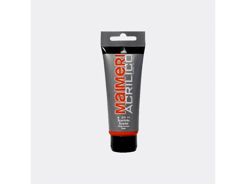 Colore acrilico Maimeri in tubetto 75 ml scarlatto – M0916274