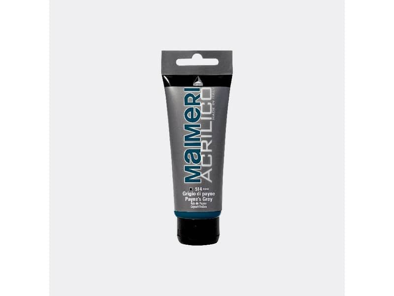 Colore acrilico Maimeri in tubetto 75 ml grigio di Payne – M0916514