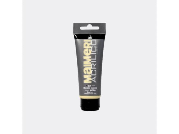 Colore acrilico Maimeri in tubetto 75 ml bianco avorio - M0916021