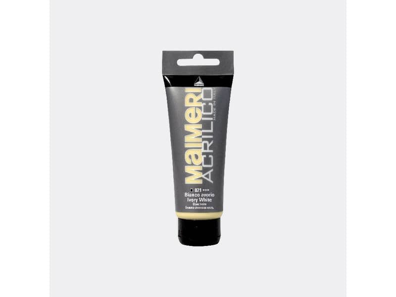 Colore acrilico Maimeri in tubetto 75 ml bianco avorio – M0916021