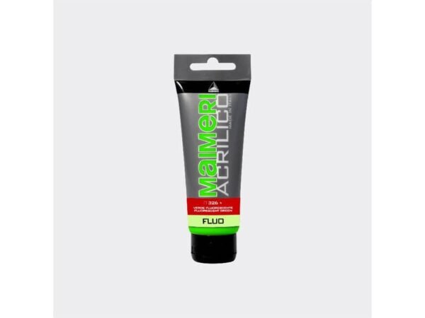 Colore acrilico Maimeri in tubetto 75 ml verde fluorescente - M0916326