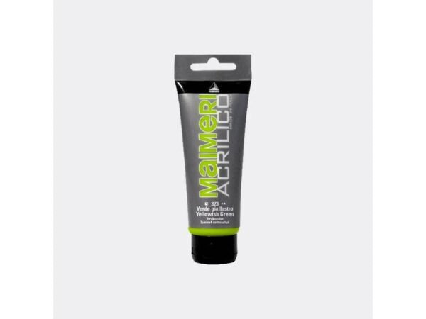 Colore acrilico Maimeri in tubetto 75 ml verde giallastro - M0916323