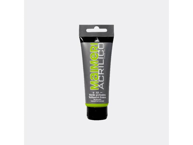 Colore acrilico Maimeri in tubetto 75 ml verde giallastro – M0916323