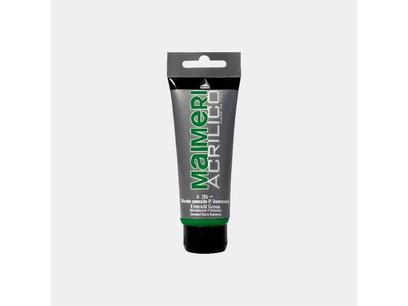 Colore acrilico Maimeri in tubetto 75 ml verde smeraldo – M0916356