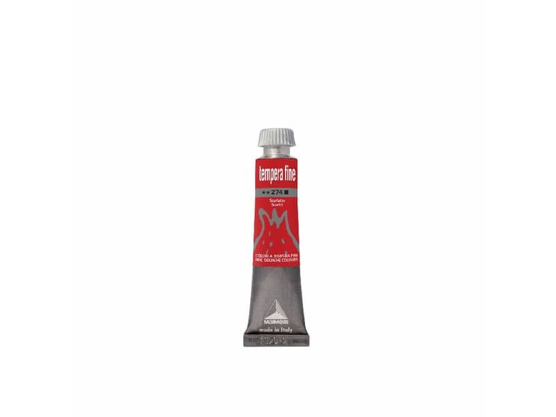 Tempera fine Maimeri in tubetto 20 ml rosso scarlatto M2502274