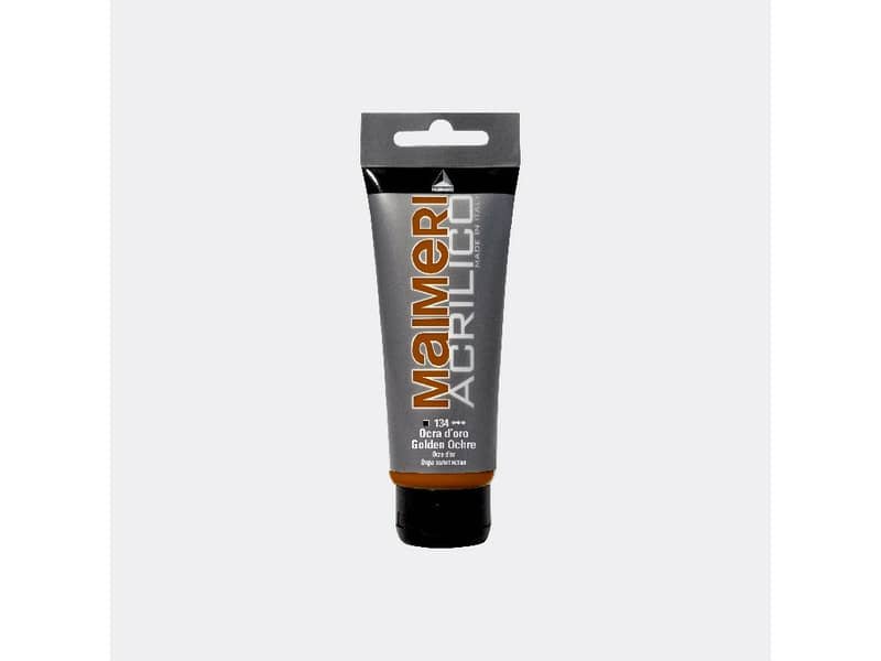 Colore acrilico Maimeri in tubetto 75 ml ocra d’oro – M0916134