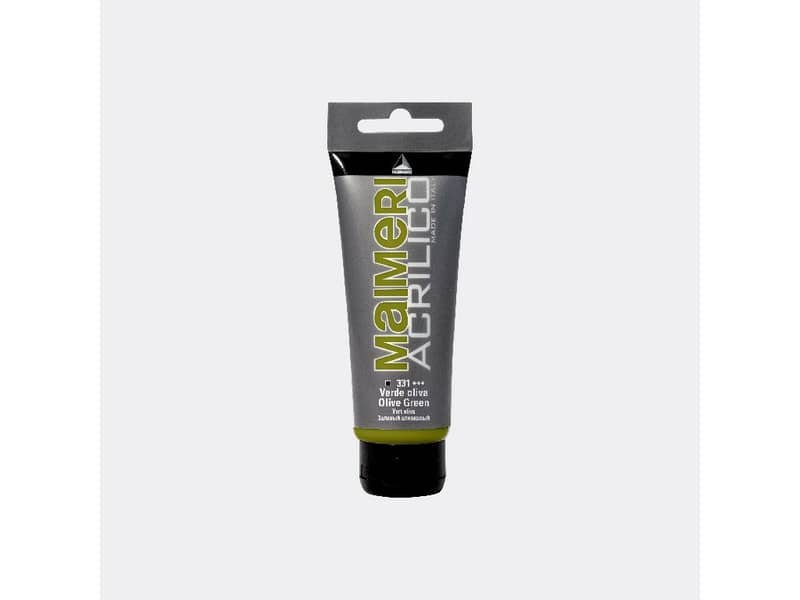 Colore acrilico Maimeri in tubetto 75 ml verde oliva – M0916331