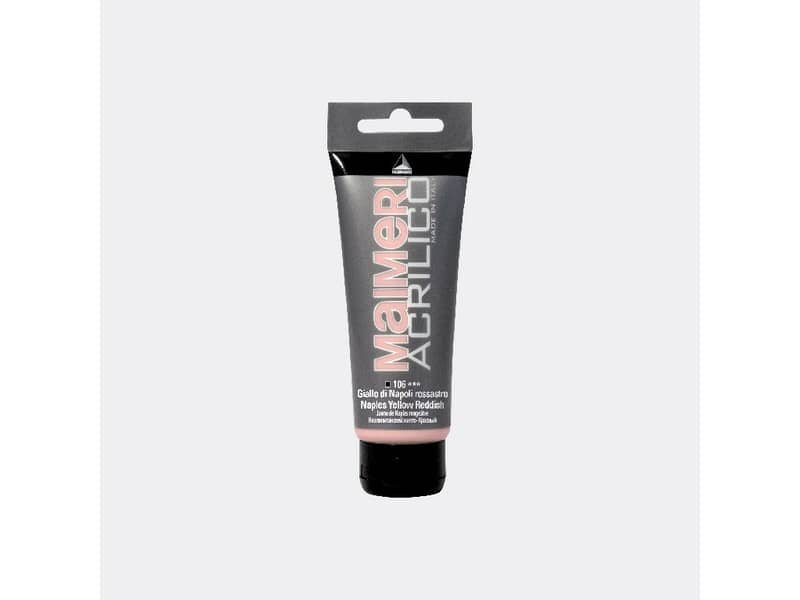 Colore acrilico Maimeri in tubetto 75 ml giallo di Napoli rossastro – M0916106