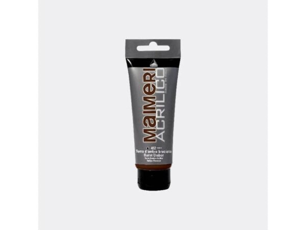 Colore acrilico Maimeri in tubetto 75 ml terra d'ombra bruciata - M0916492