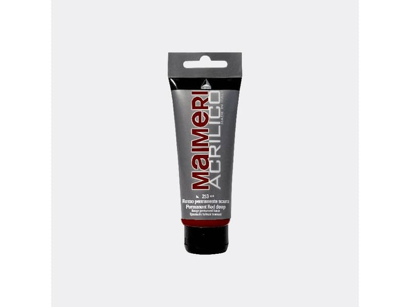 Colore acrilico Maimeri in tubetto 75 ml rosso permanente scuro – M0916253