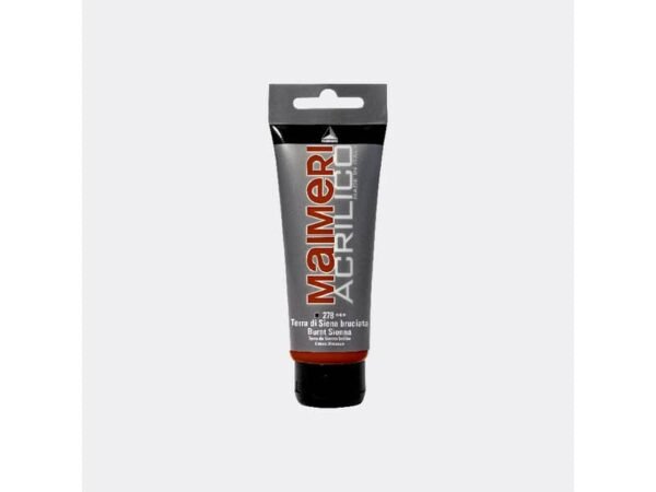 Colore acrilico Maimeri in tubetto 75 ml terra di Siena bruciata - M0916278