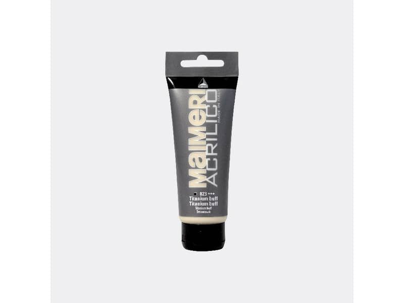 Colore acrilico Maimeri in tubetto 75 ml titanium buff – M0916023