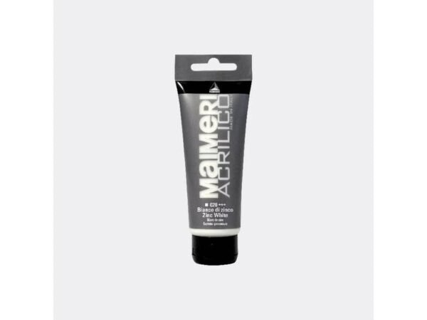 Colore acrilico Maimeri in tubetto 75 ml bianco di zinco - M0916020