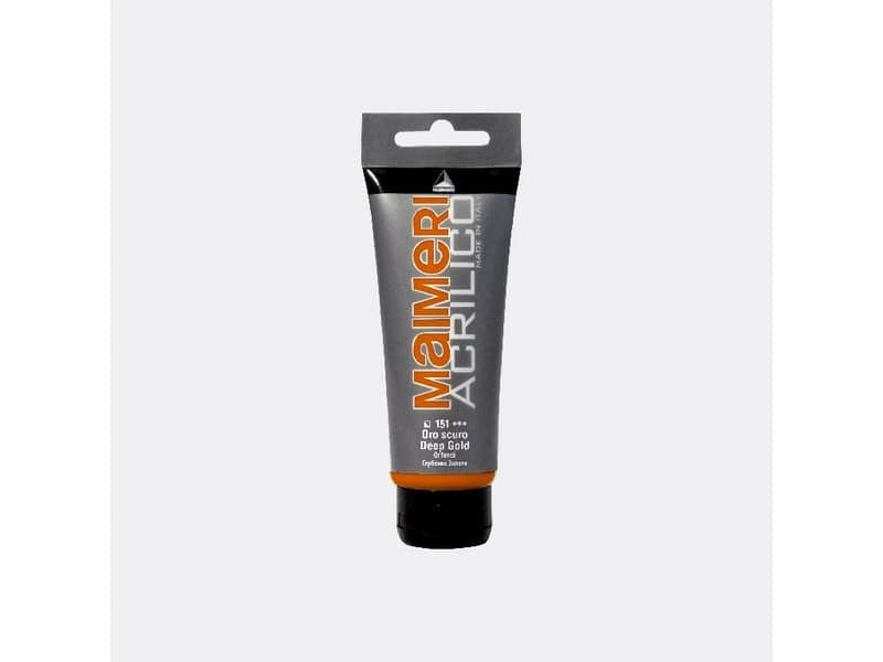 Colore acrilico Maimeri in tubetto 75 ml ocra scuro – M0916151