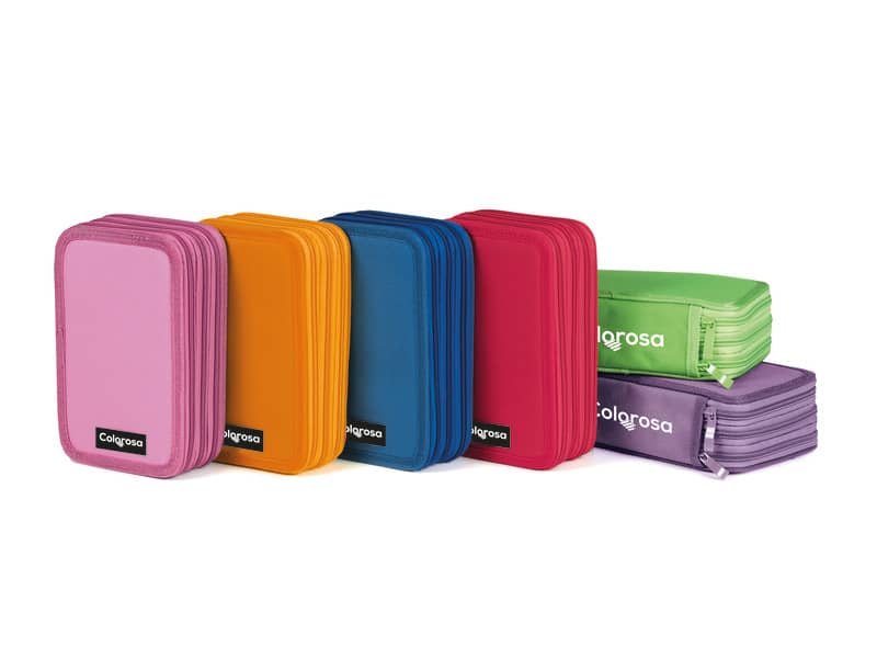 Astuccio a 3 ZIP Colorosa linea Colors 13x20x7 cm 368300