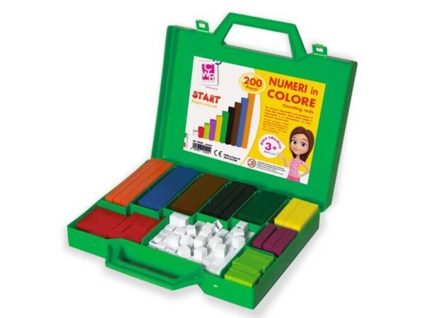 Valigetta regoli colorati CWR 200 pezzi  10222