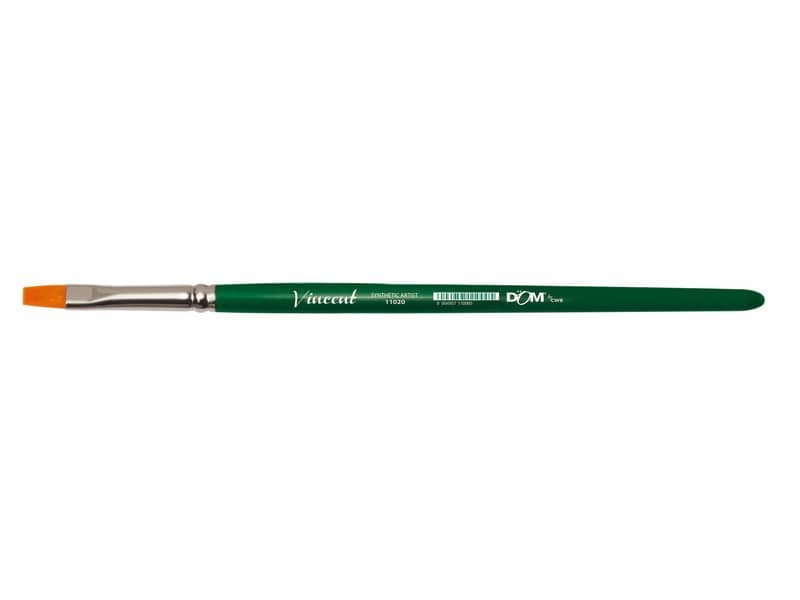 Pennello sintetico piatto CWR Vincent manico corto – N.4 11020/4