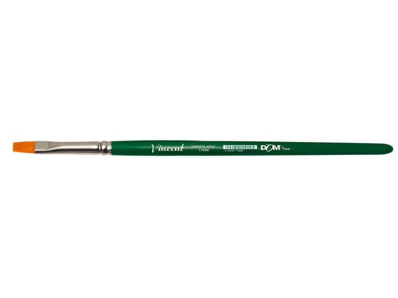 Pennello sintetico piatto CWR Vincent manico corto – N.6 11020/6