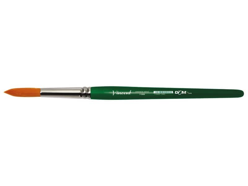 Pennello sintetico tondo CWR Vincent manico corto – N.8 11000/8