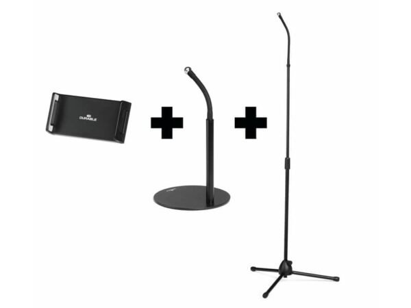 Supporto per tablet e smartphone Durable Twist Combi regolabile nero combi 8943-01