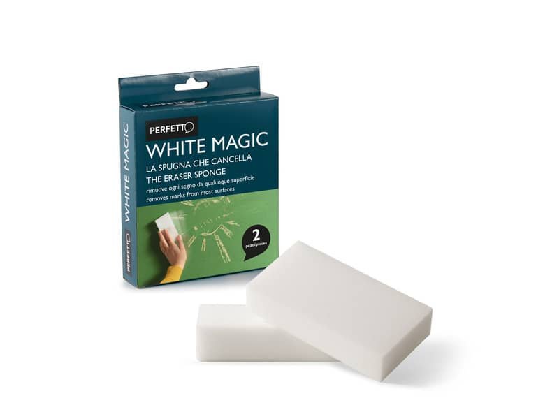 Spugna cancella macchie Perfetto ”Whitemagic” conf. 2 pz 12×2,5x H.6 cm 0246E