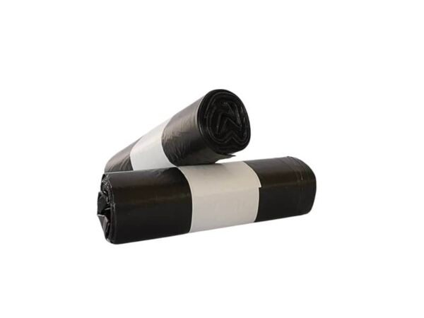 Sacchi in rotolo Erisack 48x57cm HD 4,9 g/9my con legaccio conf. 25 pz nero SP149